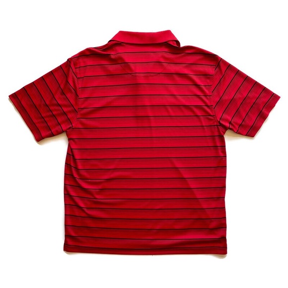 PGA Tour Men’s Dri Fit Golf Polo Shirt Red & Black - Size XL - Picture 2 of 4